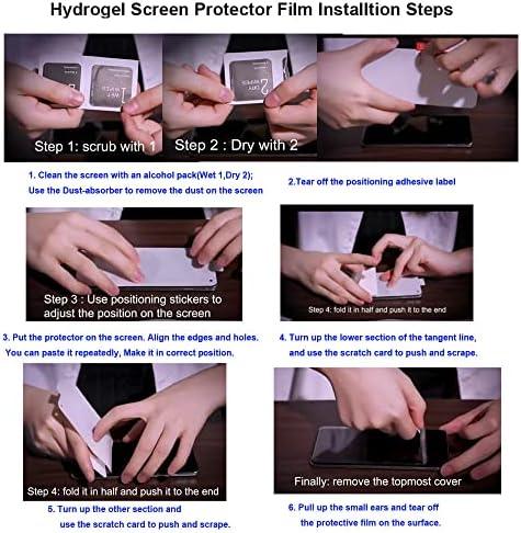 Protetor de tela de filme de hidrogel de Yiiloxo compatível com Oppo Find X5 Pro 3D Nano-Tech Hydrogel Protective Film [Not Glass]