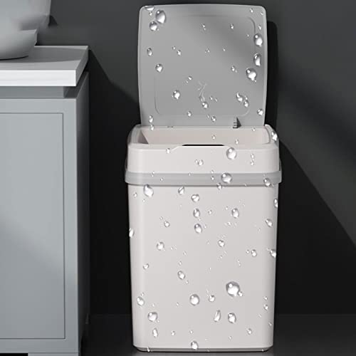 Lixo de abcel lata, lixo automático pode ter 3 modos, abertura ampliada, lixo indutivo embutido pode 1pc branco