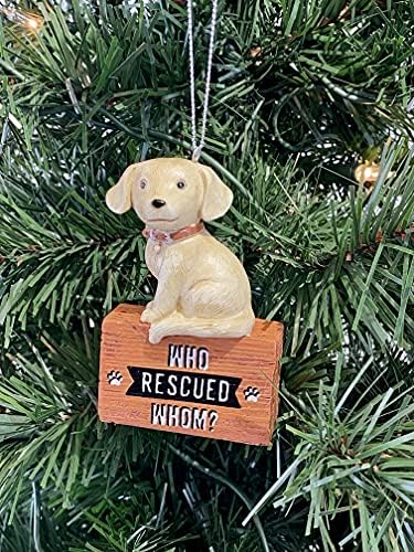 Puppy Dog Rescue Ornamento de Natal