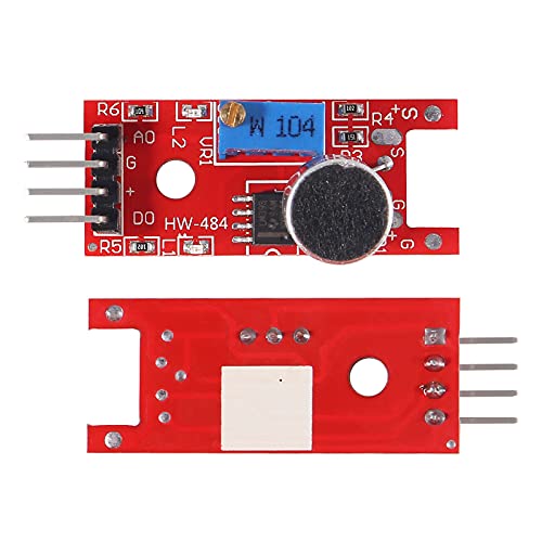 ACEIRMC 6PCS KY-037 4PIN VOZ SENSOR DE SENSOR DE VOZ MODULO Microfone Transmissor Smart Robot Car para Arduino DIY Kit