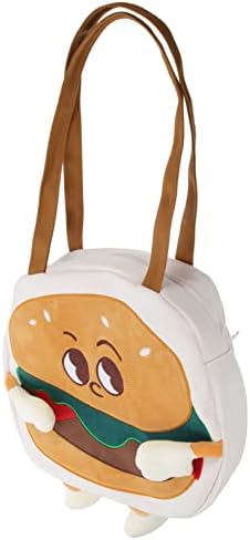 Valiclud 3pcs Hamburger Compras compras de bolsa Tote bolsa para mulheres Bolsa de lona para mulheres Molga de bolsa de armazenamento