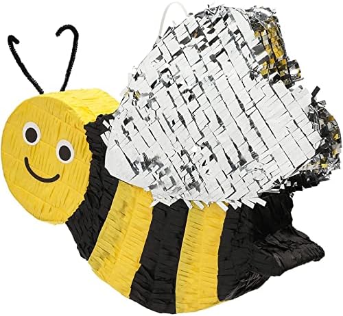 Pequeno Bumble Bee Pinata para o que será o gênero revelar suprimentos de festa, chá de bebê, decorações de aniversário
