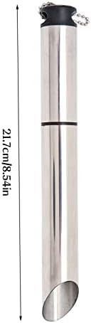 Alomejor 21,7 cm de ferramenta de transplante de lâmpada de jardinagem, ferramenta de plantador de lâmpada de aço inoxidável