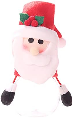 XIOS Decoração de Natal Christmas Snowman Cookie Jar Chocolates Contêiner de doces Santa Clau S Ornamentos de Natal Favorias