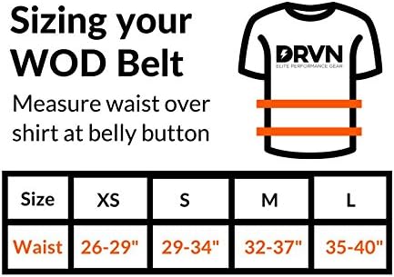 Cinto drvn wod - cinturão de levantamento de peso CrossFit, cinto de levantamento de homens/mulheres com cinta de suporte totalmente ajustável