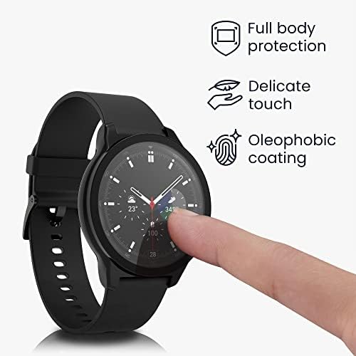 Kwmobile Covertible com Honor Watch GS 3 -Tempered Glass com estrutura de plástico - preto/transparente