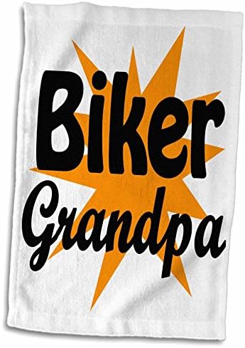 3drose evadane - citações engraçadas - avô do motociclista, laranja, toalhas