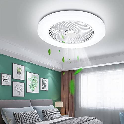 Ventilador de teto cata-medica com luzes de controle remoto 60W LED fechado ventilador de teto fechado LED LED Light stepless
