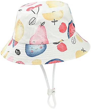 Chapéu ajustável desenho animado bucket chapé de praia tira de queixo chap de queixo primavera fofa sol ao ar livre garotas solar