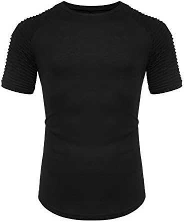 Coofandy masculino de camisetas musculares Muscle Sleeve Bodybuilding ginásio camiseta de manga curta Camisas de treino