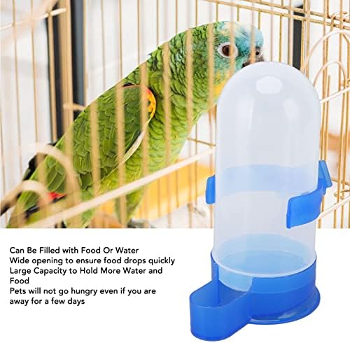 Dispensador automático de água para alimentador de pássaro distribuidor de sementes de alimentos de pássaro limpo Dispensador de alimentador de gaiola pendurado