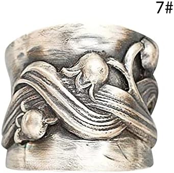 2023 Novo para presentes da mãe Dia do Dia das Mães Turquoizes Diamantes naturais Ringos de prata anéis decorativos para