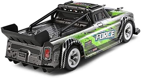 UJIKHSD 1/28 RC Drift Car, lâmpada de carro de alta velocidade/alta velocidade/130 Motor escovado/2,4 GHz de controle/sistema