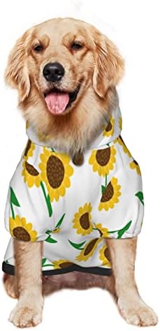 Capuz de cachorro grande com capuz fresco-solwer-verão-verão, suéter de roupa com chapéu de gato macio de gato de gato médio