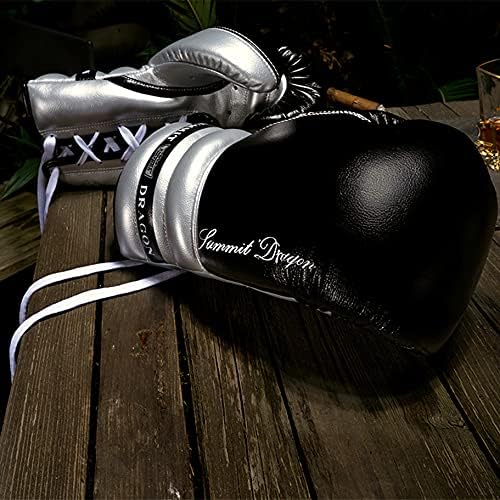 Luvas de boxe XJPB com bolsa de armazenamento para homens, mulheres, luvas de boxe para treinar sparring de kickbox sparring