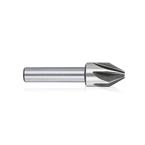 Aleyha HSS Aço Cutter Chanking Cuttersink Drill Bit, broca de chanfro de metal, cortador de buracos, 10x60d