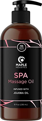 Oil de massagem calmante para massagem terapêutica - Óleo de massagem de corpo inteiro em casa para os músculos doloridos para uso profissional