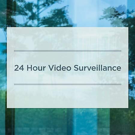 CGSignLab | Video de 24 horas de vigilância de videoclipe -Básico Janela se apegando | 27 x18