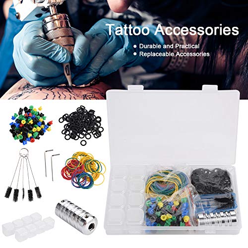 Bandos de borracha profissionais Tatuagem Ferramentas de escova de limpeza Defina acessórios de tatuagem para salão de tatuagem ou uso