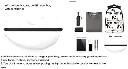 Caso do Wunm Studio para Kindle, Case for Kindle Touch 2014 Ereader Slim Protective Cover Case Smart - Kindle 7th Gen, 2014 Lançamentos, galhos verdes