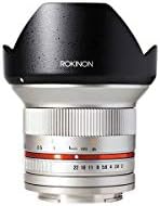 Rokinon 12mm f/2.0 lente para fujifilm x, prata, pacote com kit de filtro Prooptic de 67 mm, bolsa de lente, kit de limpeza,