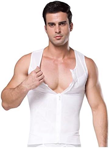 Camisas masculinas de Ymosrh camisetas de compressão Shaper de compressão Tanque de barriga de controle de barriga Tanque de tanques