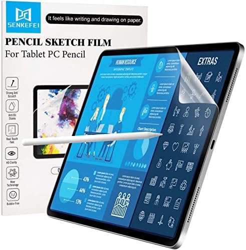 SenKefei SS 2-Pack Protector Anti-Glare, compatível com iPad Air de 10,9 polegadas 5ª 4ª geração/iPad Pro 11 polegadas. Escrita e desenho