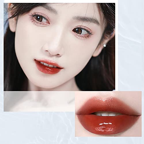 Série de lábios HMDABD Lip and Cheek Tint Gloss Hydrating Lip Gloss com óleo de alto brilho Lip brilhante Hidratado e Lips de
