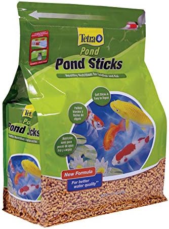Tetrapond Pond Sticks, alimentos para peixe da lagoa, para peixes dourados e koi, 1,72 libras