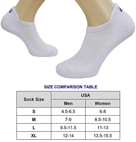 Everswe 1/2/6 pares no tornozelo meias esportivas de baixo corte meias de guias em execução para homens e mulheres