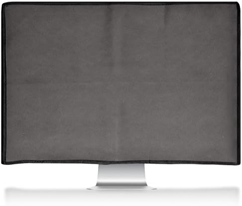 Kwmobile Monitor Tampa compatível com 27-28 Monitor - Capa de poeira Protetor de tela do computador - cinza escuro