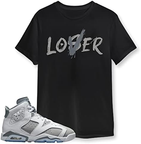 Camisa unissex para Jordan 6 c0.ol Gray, camisa unilateral para tênis Jordan 6 C0.ol Gray, Jordan 6 Match Sneaker Tee
