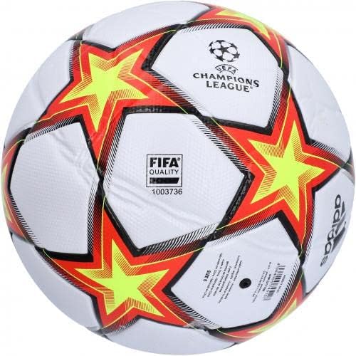 Jorghonho autografou a bola de futebol da Liga dos Campeões da UEFA - bolas de futebol autografadas