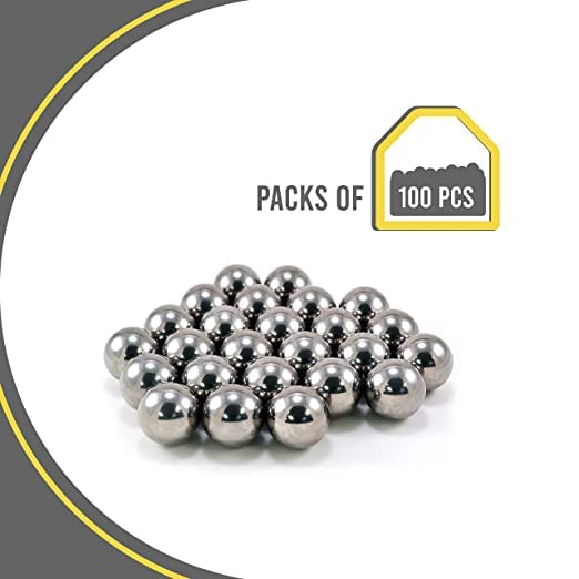 Bolas agitadoras de mistura de esmalte de 100 peças - bolas de rolamento de aço cromo - bolas de mistura de tinta à prova
