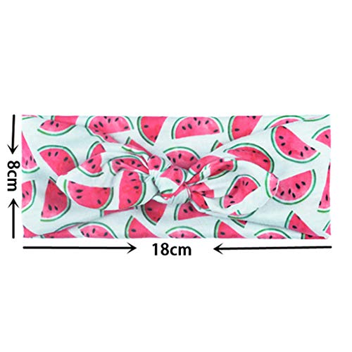 Bandas de bebê e arcos Bandas de cabelo garotas bow headweares frutas banda de frutas cabelos garotas de bandeira