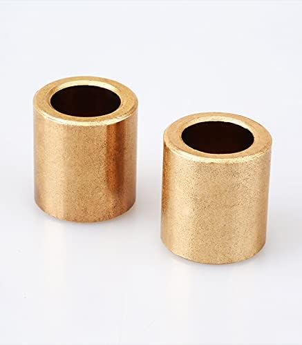 1PCS Bucha de cobre Bucha de bucha de manga Guia de óleo Precision Rololing para Motor 3D Printer Slider Acessório porca 14x20x12/15/18/20mm