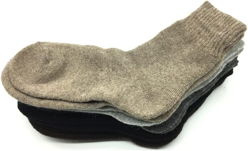 Eyhlkm 5 pares/meias de lã grossas homens inverno quente cashmere respirável meias masche meias