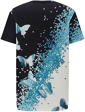 Tampas florais femininas Manga curta Camiseta Camiseta Camise