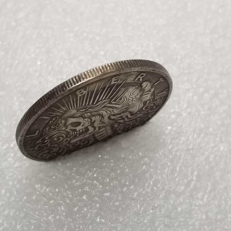 Avcity Antique Craft Tramp Nickel 34_1923 Cópia de moeda de moedas banhadas de prata Paz Coin Comemorative estrangeiro