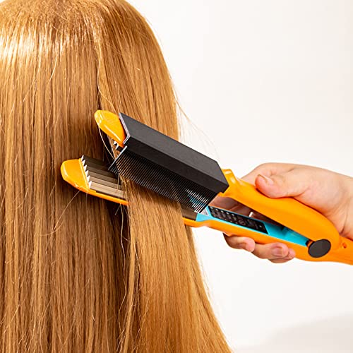 Pente de ferro plano, 3pcs mulheres acessórios de pentes diy alisando a ferramenta de estilo de cabelo, fixação de pente de alisamento de barbeiro para cabelos