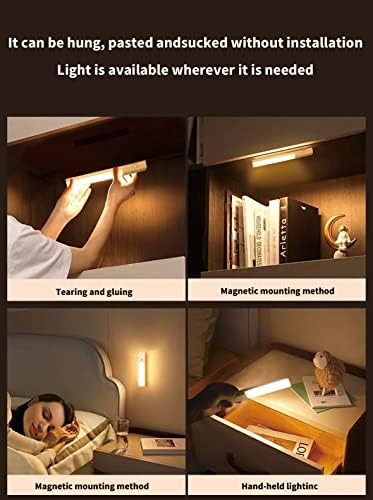 Movimento ativado sob luminárias de armário Luz de armário, luzes do sensor de movimento da Homelife, 1800 mAh de 1200 mAh