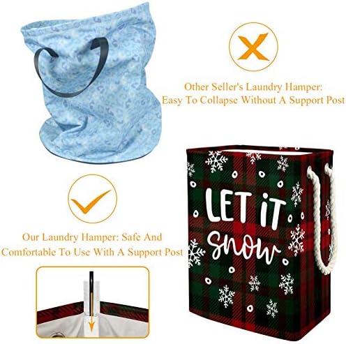 Cartão de felicitações de Natal da neve inomer 300D Oxford PVC Roupas impermeáveis ​​cestas de lavanderia grande para cobertores Toys