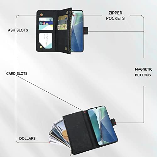 Dibosom Compatível com o Google Pixel 7 Pro 5G Caixa da carteira e premium Coloque de couro vintage Coloque de cartão