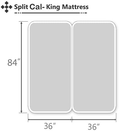 Conjunto de lençóis divididos folhas king split da Califórnia para camas ajustáveis ​​ de algodão egípcio 800 contagem de fios