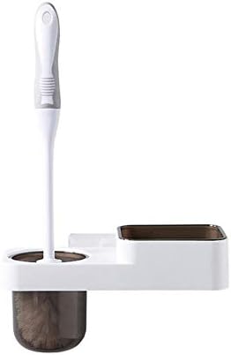 Escova do vaso sanitário meilishuang, escova de vaso sanitário longa, escova de vaso sanitário limpo de plástico com prateleira, escova de banheiro doméstico de hotel, escova de vaso sanitário 39 cm