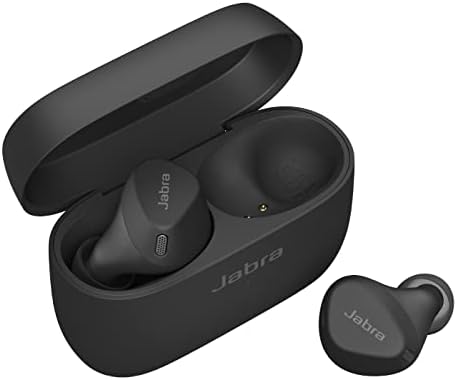 Jabra elite 4 ativos fones de ouvido bluetooth ativos-fones de ouvido sem fio verdadeiros com ajuste ativo seguro, 4 microfones
