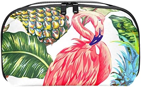 Bolsa de higiene pessoal Kit DOPP pendurado para homens Saco de barbear resistente à água para viajar, padrão de abacaxi de abacaxi tropical Modern Pattern