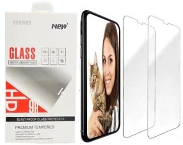 STENES Sparkle Case Compatível com a caixa Samsung Galaxy A42 5G - Stylish - 3D Bling Cross Cross Heart Love Design Caso com protetor de tela [2 pacote] - Limpo