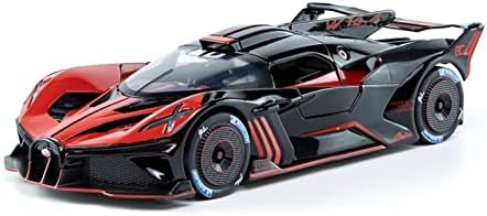 Modelo de carro em escala para Bugatti Bolide SuperCar Metal Vehicle Racing para meninos Lomente Modelo Car Diecast 1:24 Proporção