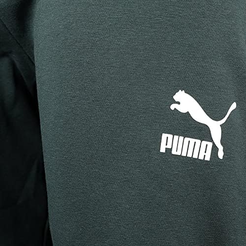 Puma Womens Classics Leggings curtos 7 Surtos casuais atléticos Tecnologia de conforto - verde